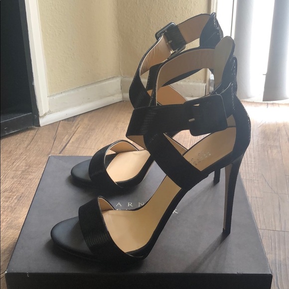 Barney’s cross Strapped Heels - Picture 3 of 5